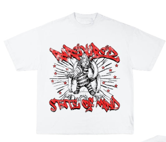 STATE OF MIND "RAREVIBEZ TEE" RED